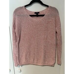 GAP Womens Sweater Size Small Top‎ Pink Knit Long Sleeve Pullover